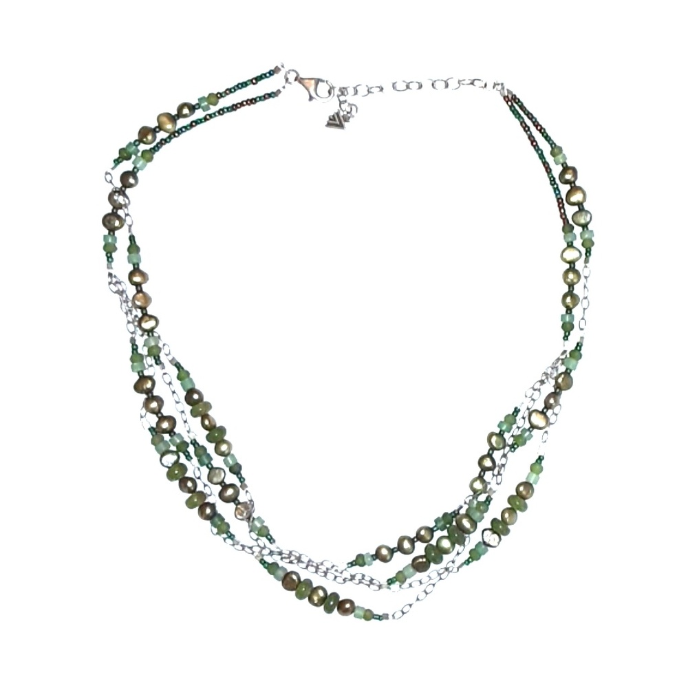 Silpada Sterling and Fresh Water Pearl Necklace